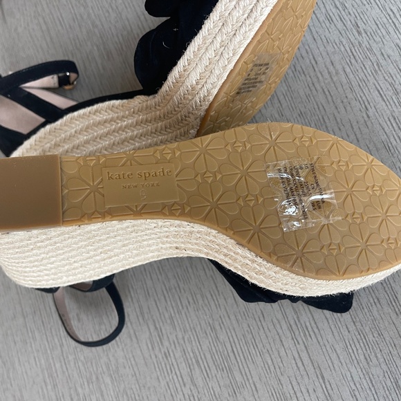 Kate Spade tianna espadrille wedge sandal size 9B - Picture 3 of 3